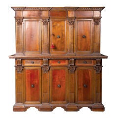 ITALIAN BAROQUE WALNUT CABINET