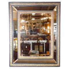 Antique Dutch Ripple Mold Mirror Frame