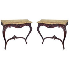 Pair French Console Tables