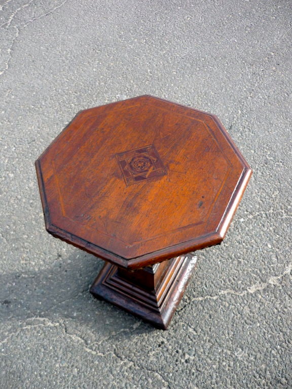 Italian Baroque Octagonal Side Table