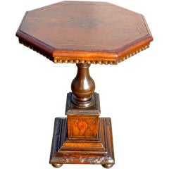 Italian Baroque Octagonal Side Table