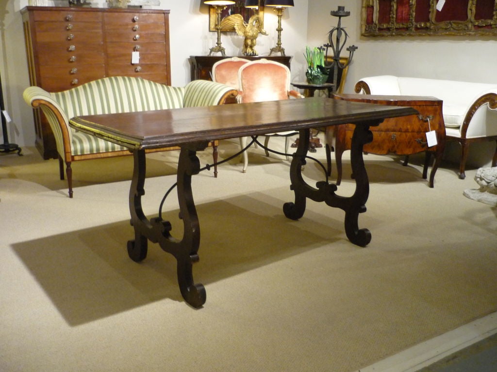 Spanish Walnut Baroque Table
