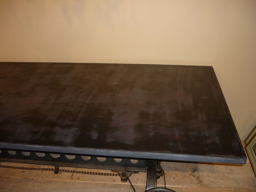 Industrial Iron Table