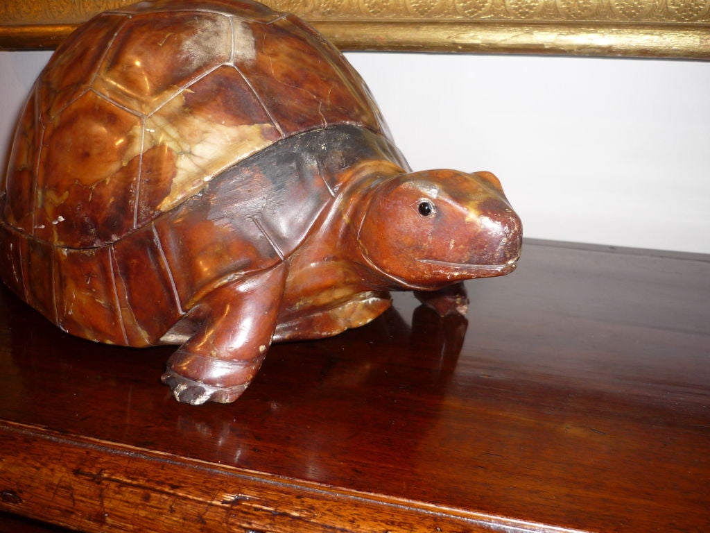 Crazy Cool Italian Alabaster Turtle Lamp 1