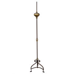 Spanish Baroque Style Bronze Floor Lamp