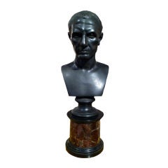 Bronze Bust Of A Julius Caesar