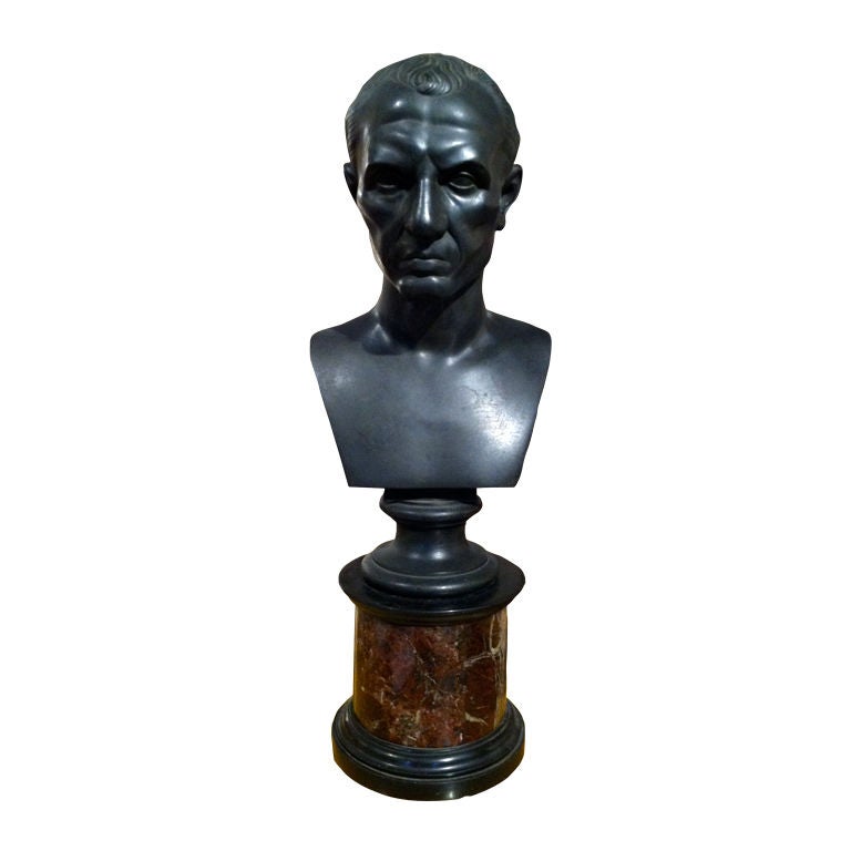 Bronze Bust Of A Julius Caesar
