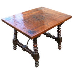 Spanish Inlaid Side Table Spanish Inlaid Side Table
