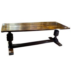 Antique 19th C English Oak Refectory Table