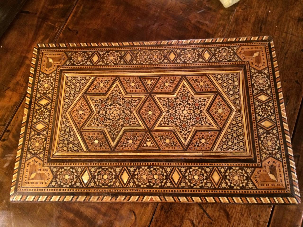 Anglo-Indian Inlaid Box In Excellent Condition In Stamford, CT