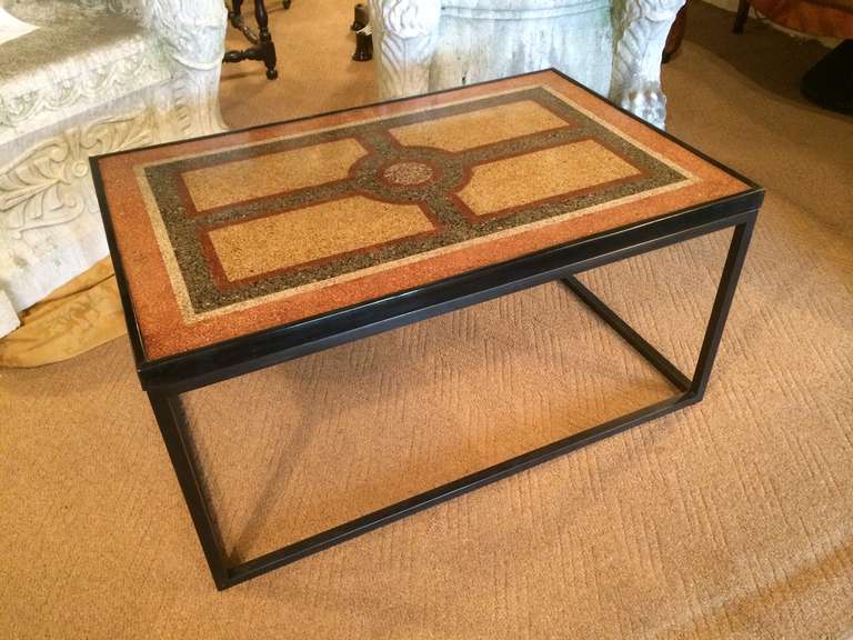 Italian Terrazzo Top Coffee Table