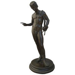 Grand Tour Bronze of Narcissus Large Scale
