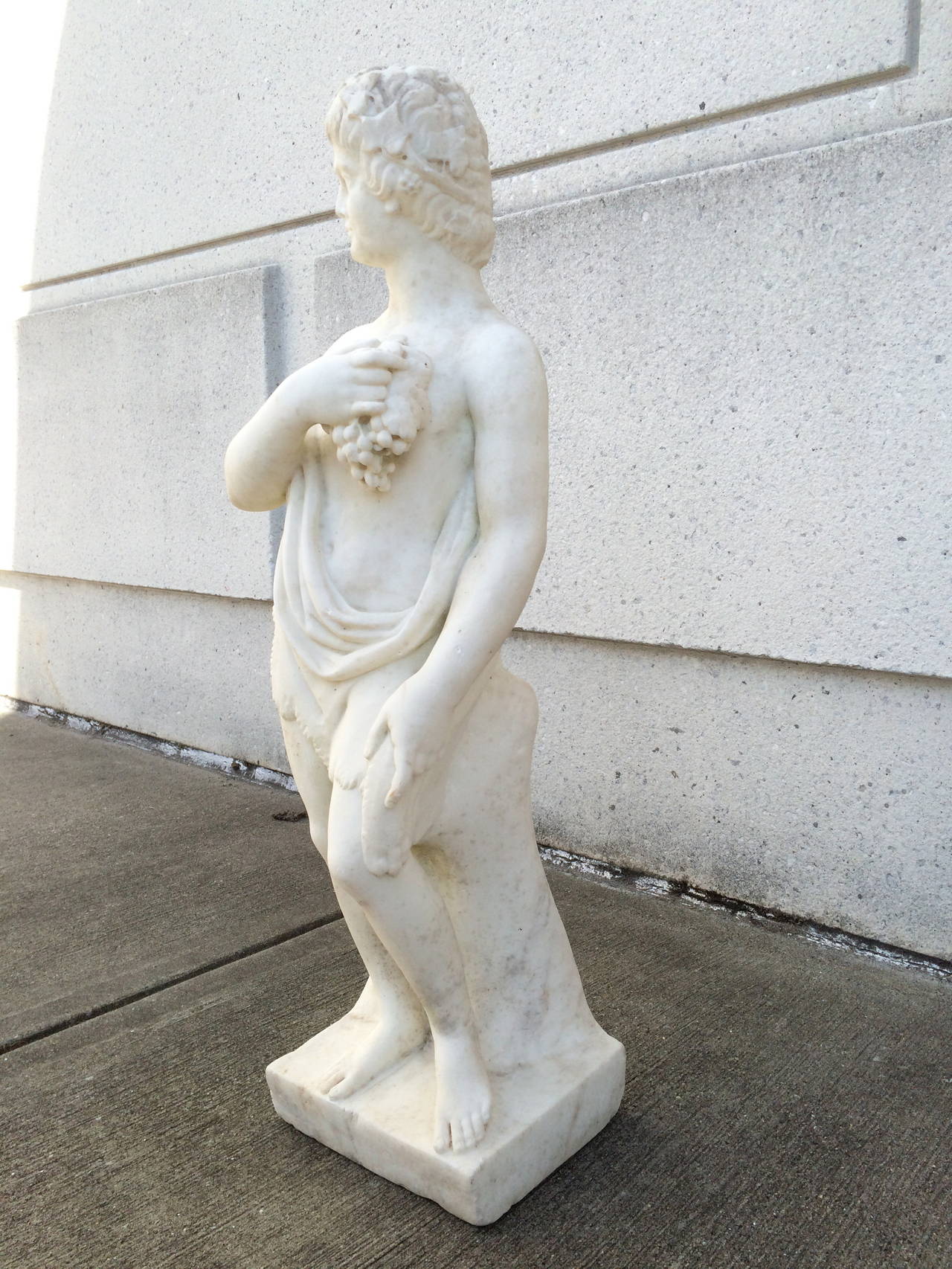18th Century Neoclassical Marble Statue of Dionysus