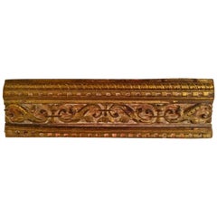 18th Century Italian Giltwood Architectural Carving