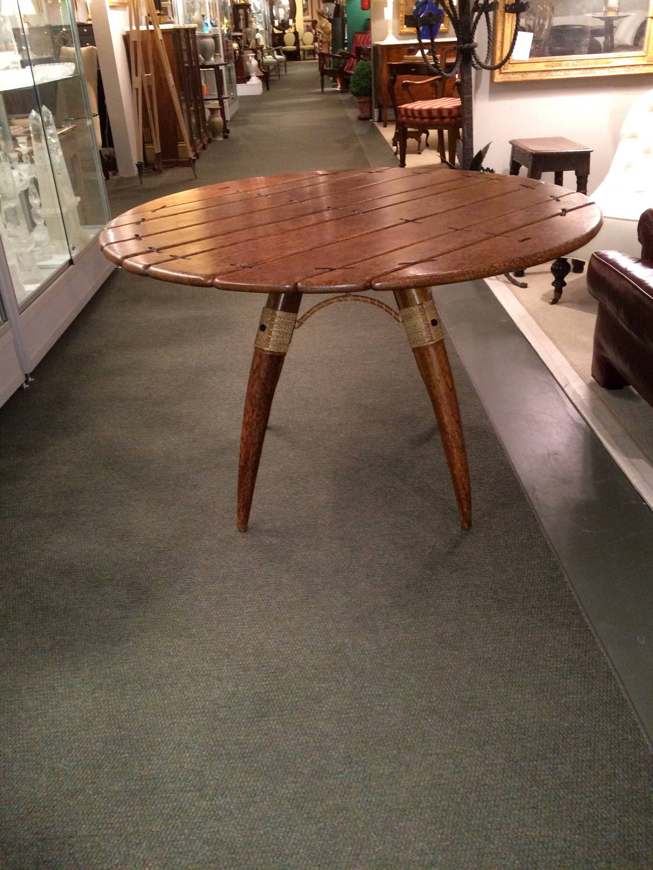 palm wood table
