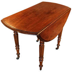 Mahogany Drop Leaf Table 1