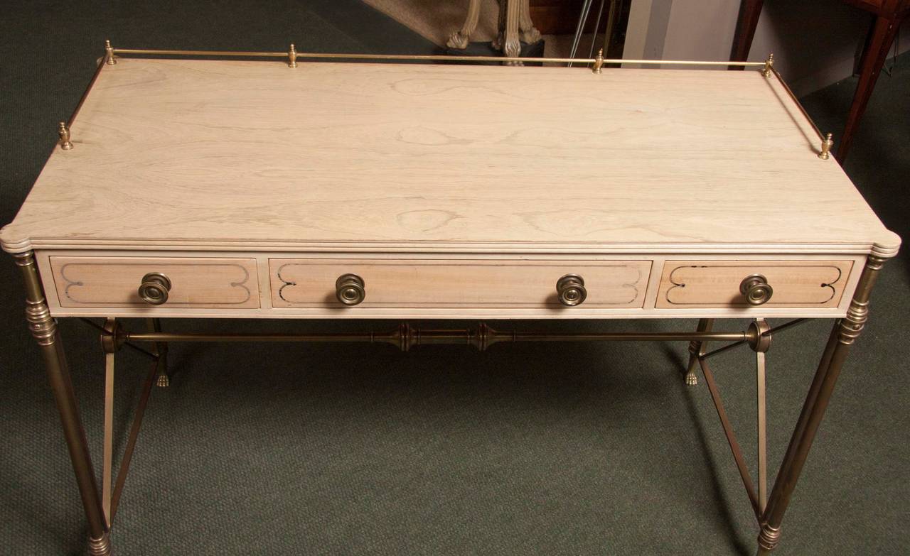 Regency Style Campaign Desk In Excellent Condition In Stamford, CT