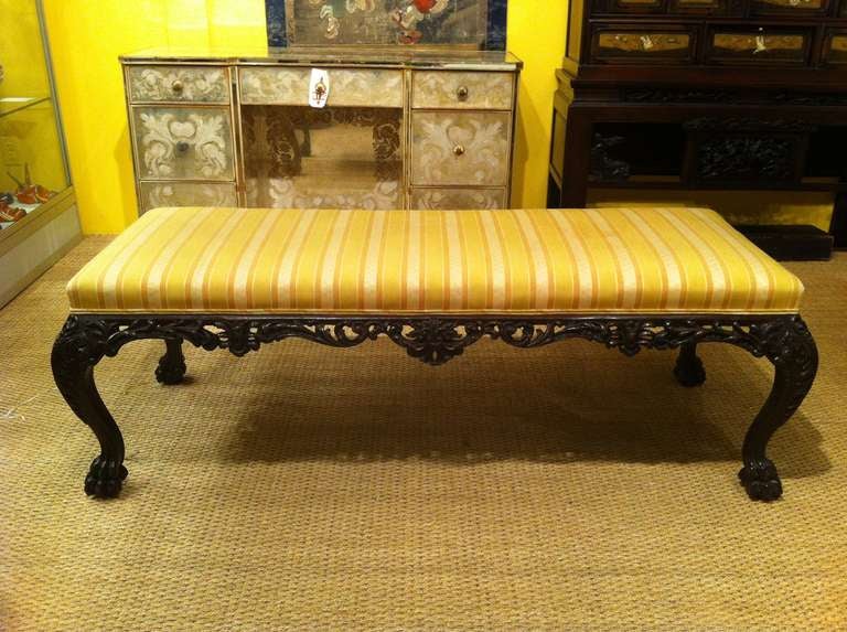 Irish Mahogany Bench