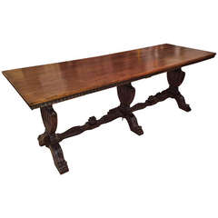 Antique Italian Baroque Refectory Table