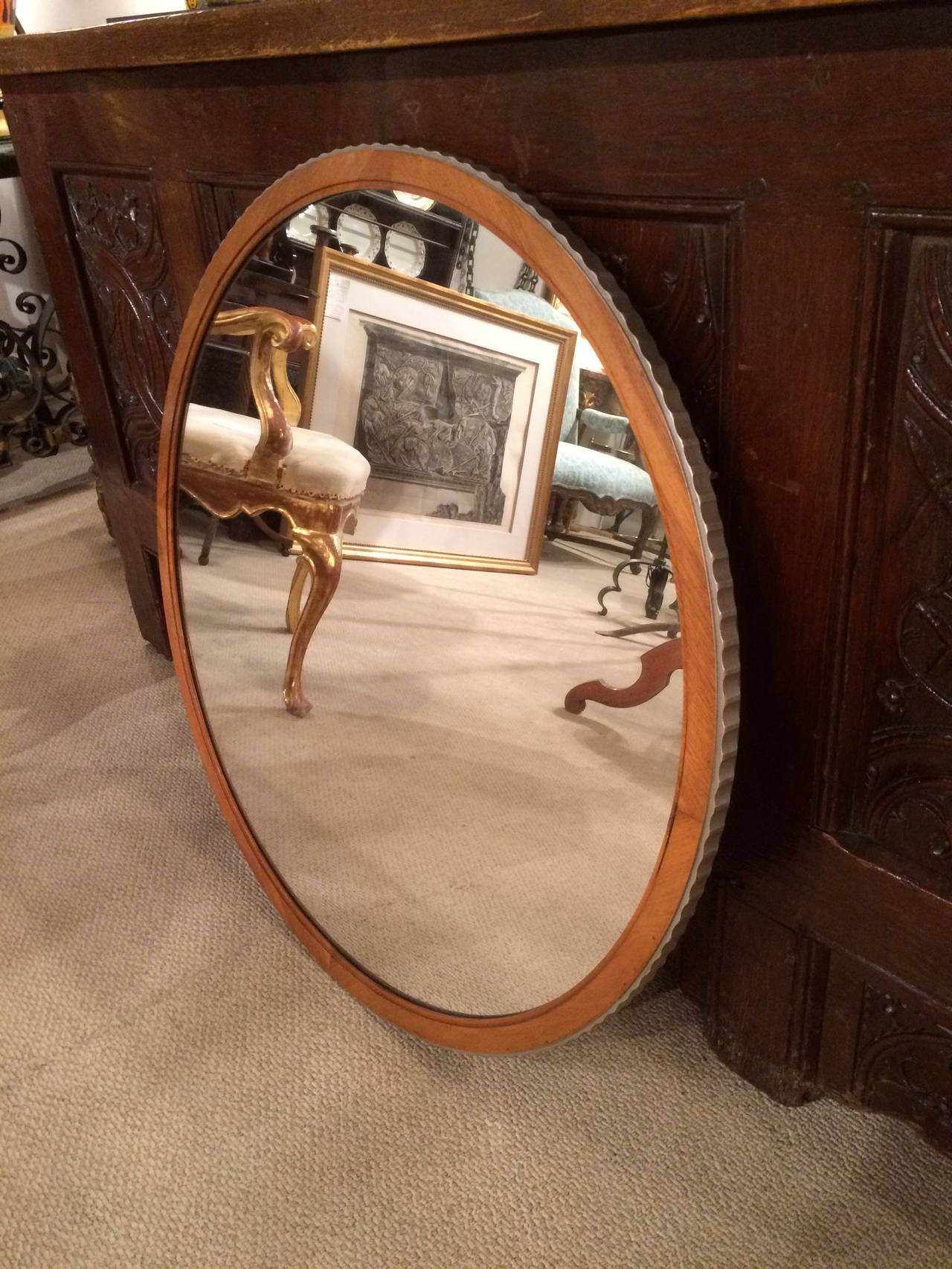 Modernist Round Mirror 1