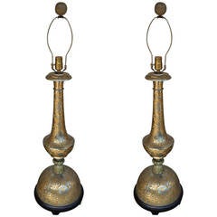 Pair of Anglo Indian Large-Scale Table Lamps 5