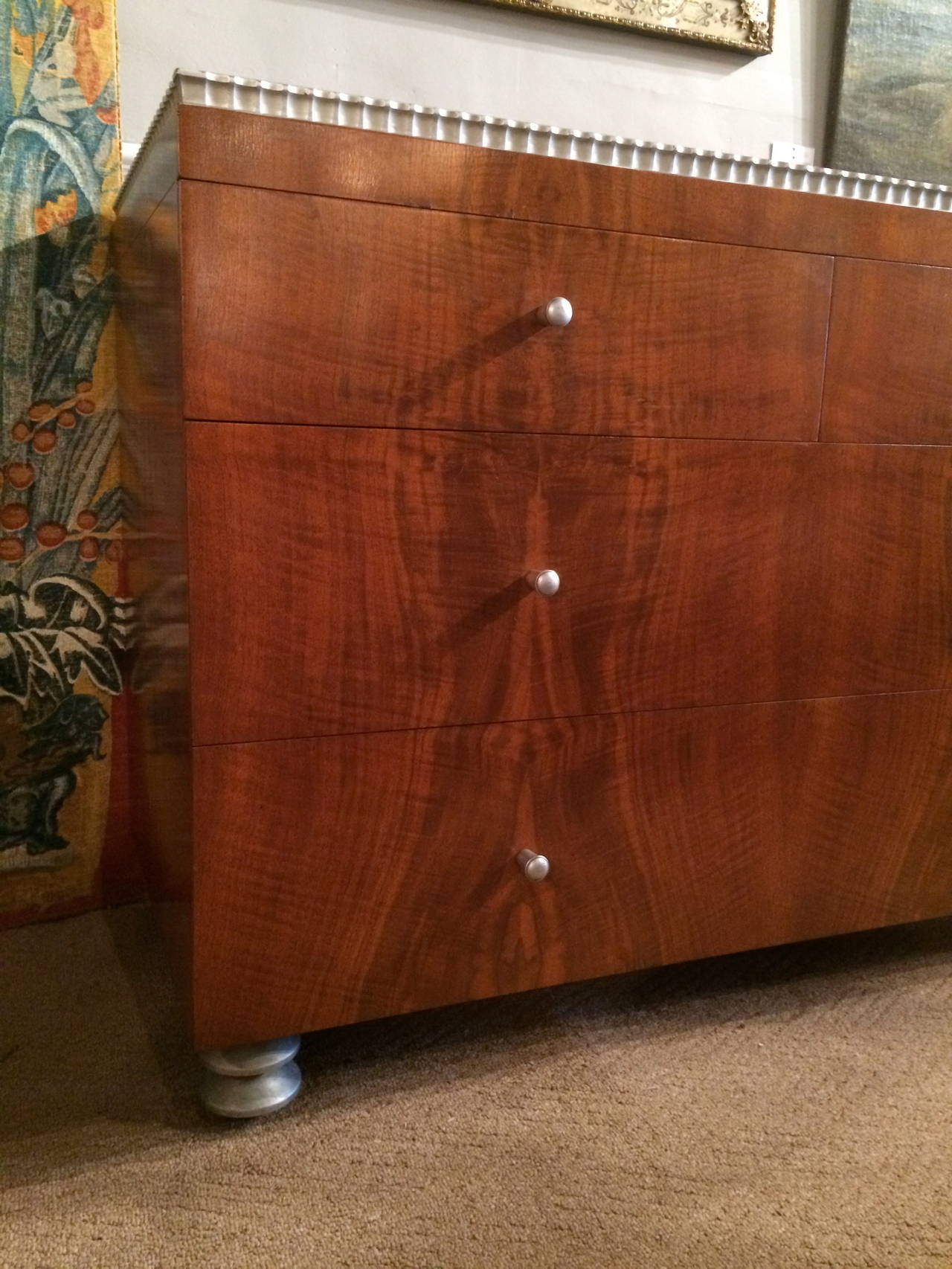 Modernist Walnut Dresser by Robert W. Irwin 1