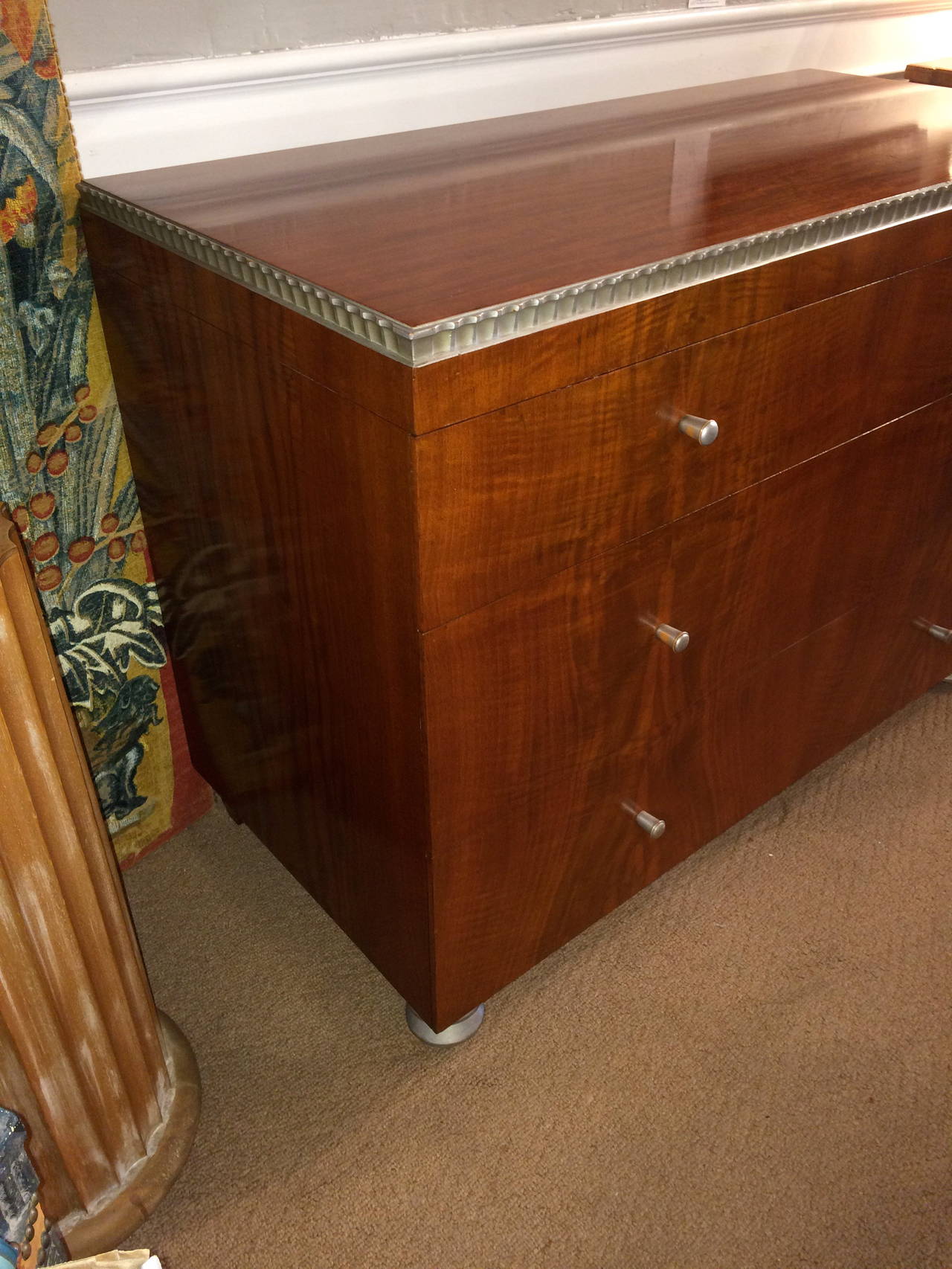 Modernist Walnut Dresser by Robert W. Irwin In Excellent Condition In Stamford, CT