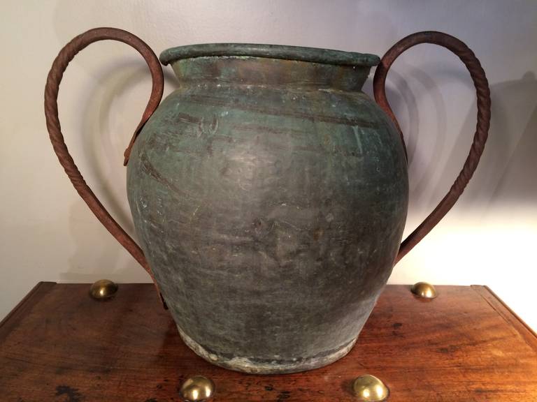 Baroque Large Copper Urn
