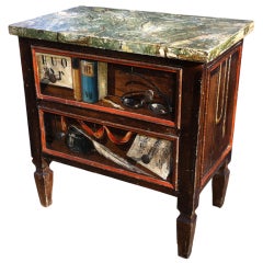 Italian Neoclassical Style Trompe L'Oeil Chest