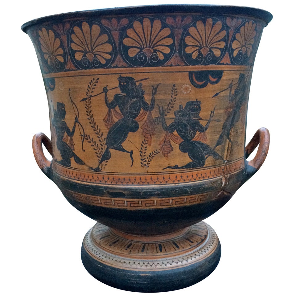 Grand Tour Greek Vase, Large Scale