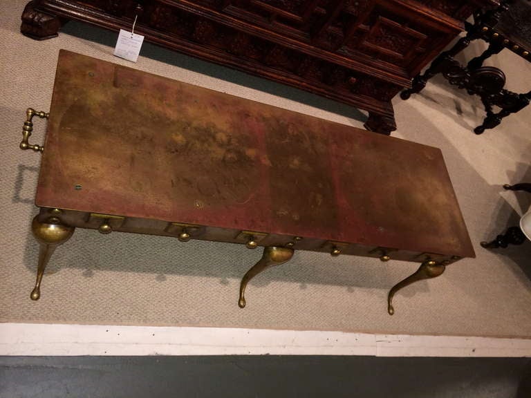 English Brass Coffee Table