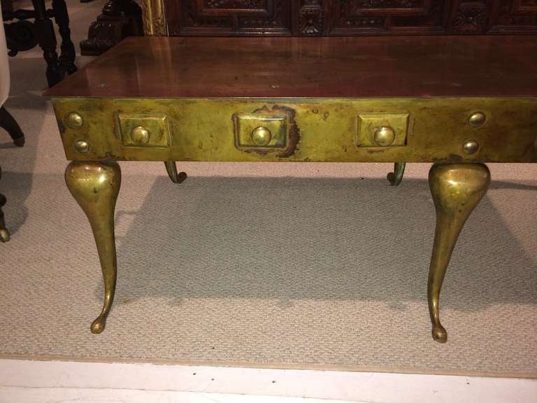 20th Century Brass Coffee Table