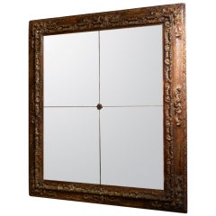 Antique Italian Baroque Style Mirror