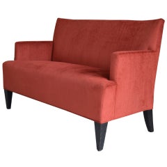 40's French Settee with New Upholstery 4