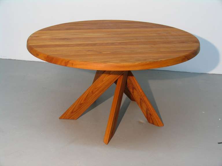 Modern Dining Table for Ten People by Pierre Chapo