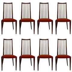 Set of Eight Danish Rosewood Chairs 3