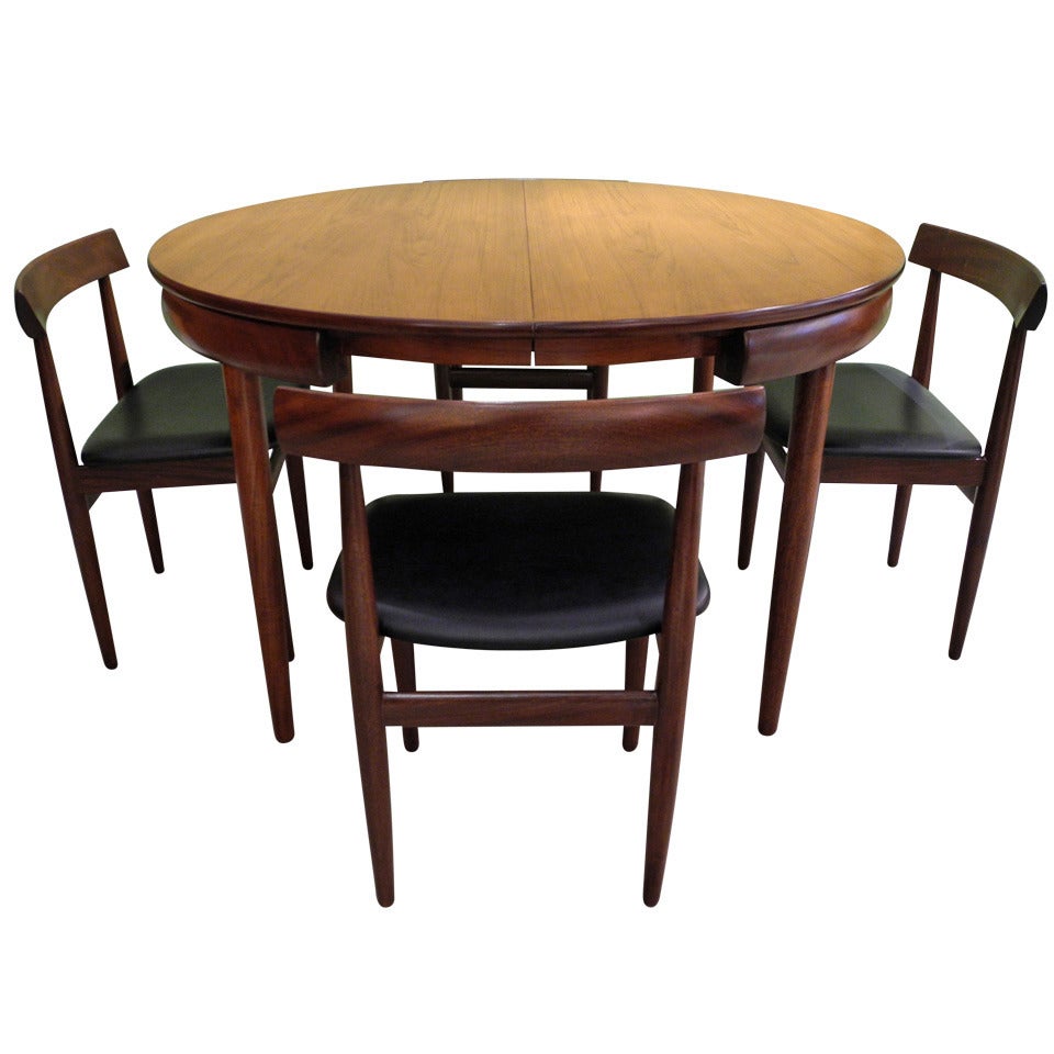 Hans Olsen Dining Table and Chairs