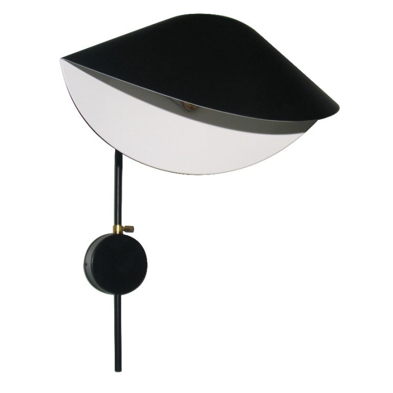 Licensed edition from Serge Mouille’s original design, created in 1952.

This sconce incorporates the 