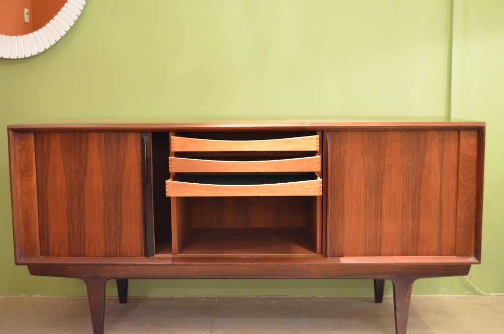 Danish Sideboard with Tambour doors 1