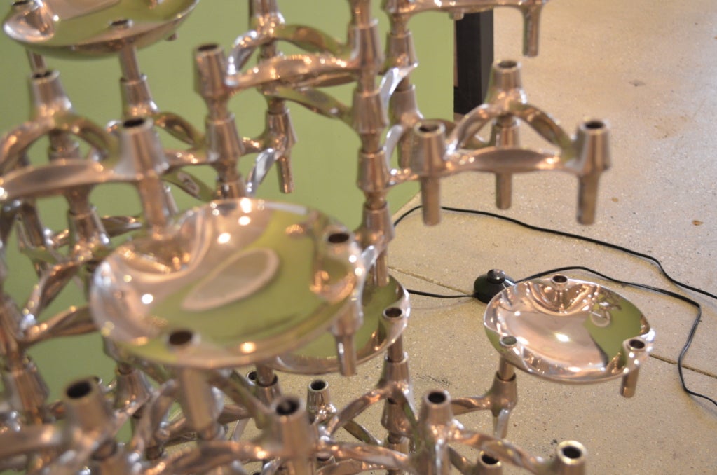 BMF/Nagel Candle Holders Designed by C. Stoffi and F. Nagel at 1stdibs