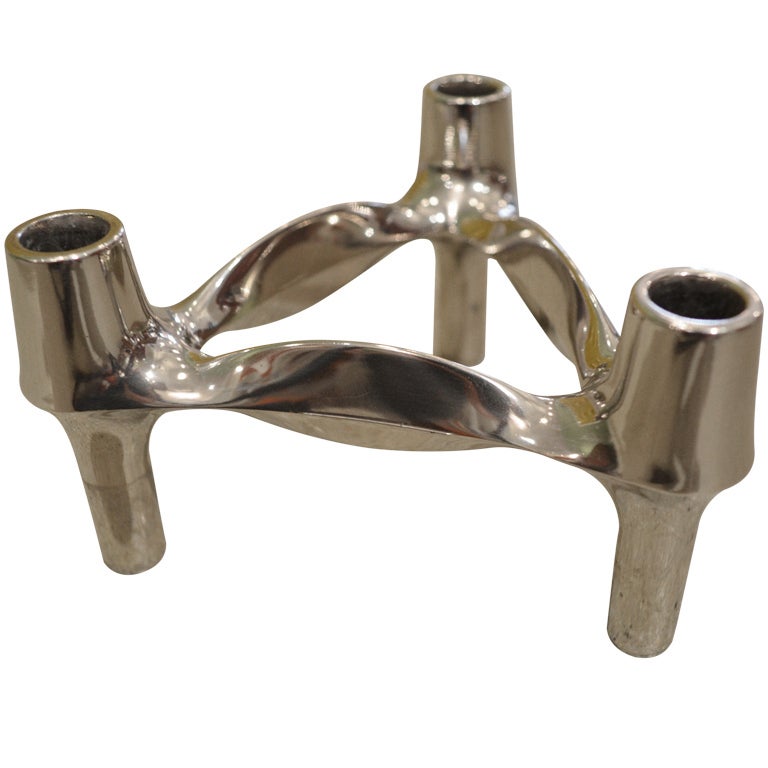 BMF/Nagel Candle Holders Designed by C. Stoffi and F. Nagel at 1stdibs