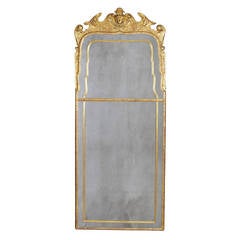 Fine and Rare George I Giltwood Mirror