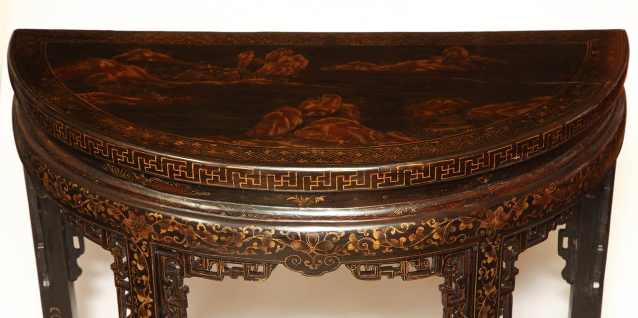 Fine Pair of Chinese Export Console Tables 2