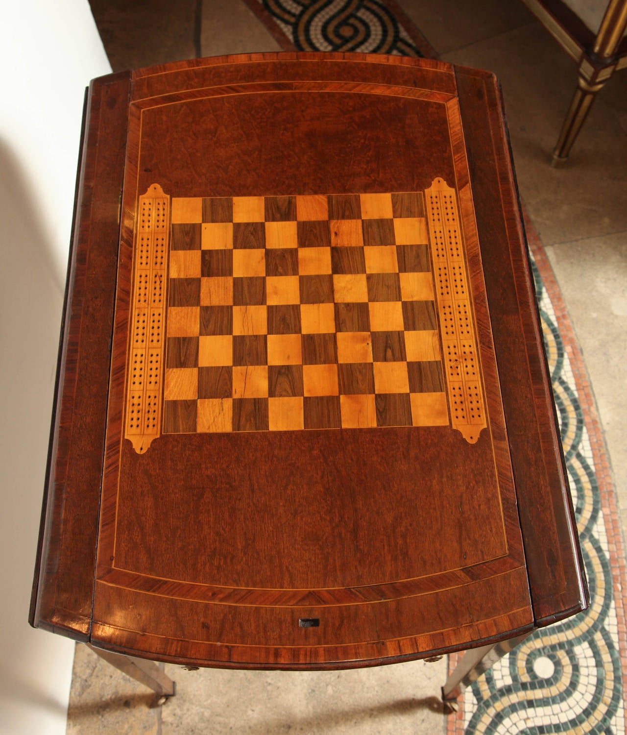 18th Century George III Pembroke Game Table