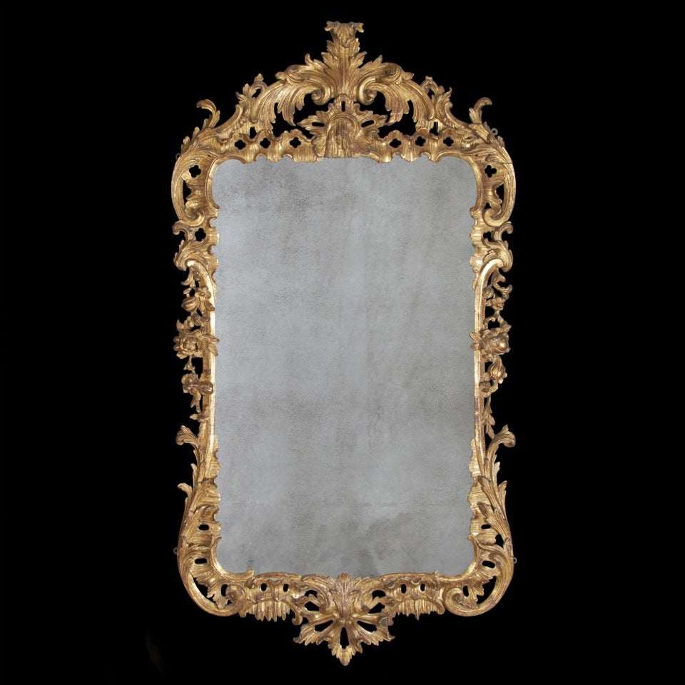 George II Giltwood Mirror, circa 1750 2