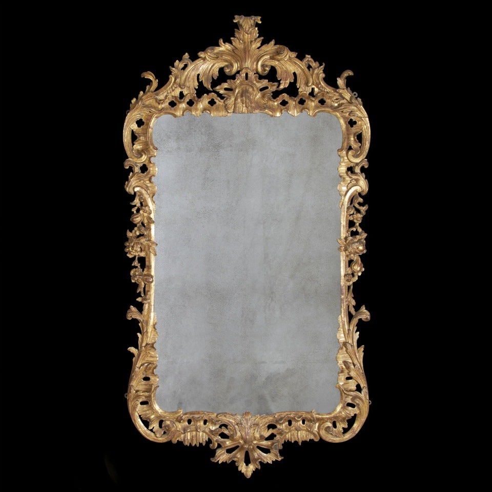 George II Giltwood Mirror, circa 1750 2