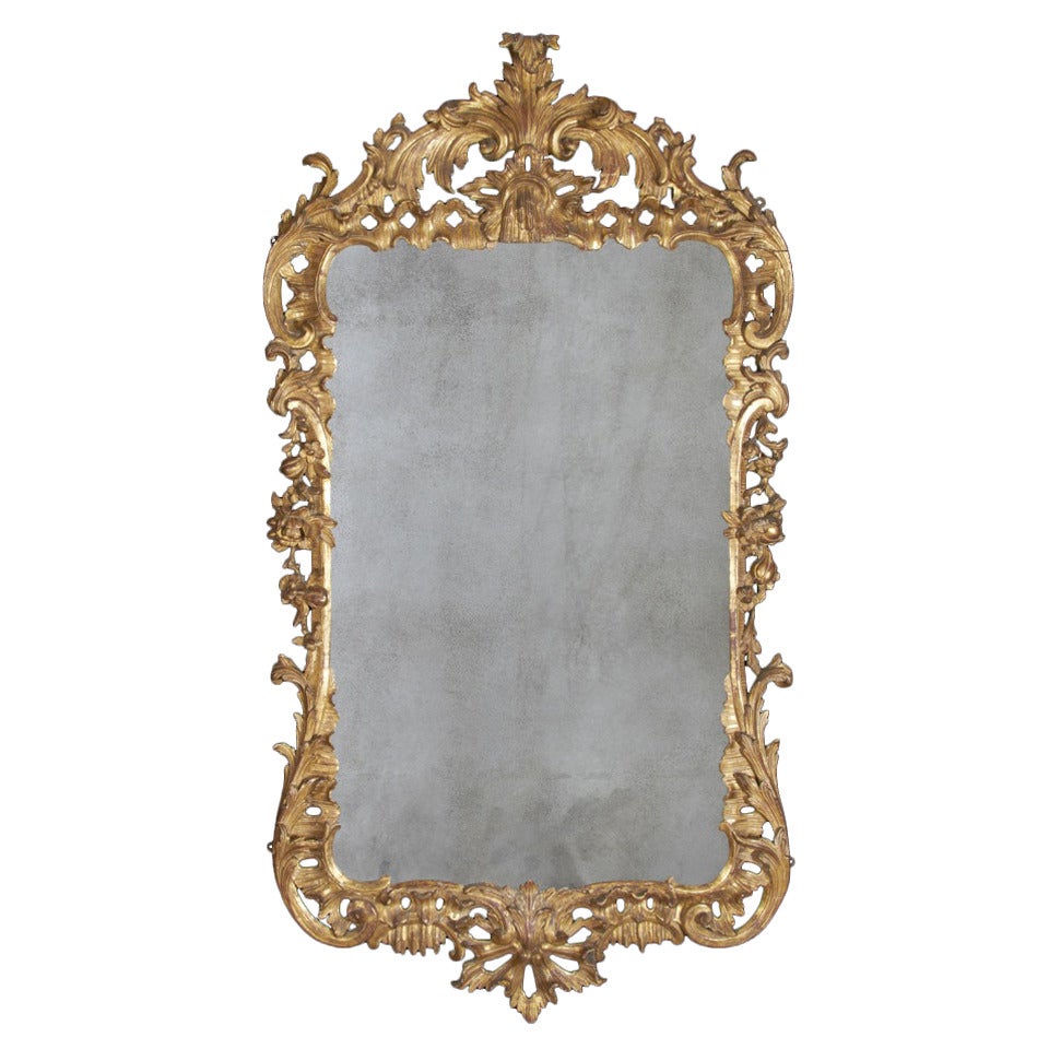 George II Giltwood Mirror, circa 1750