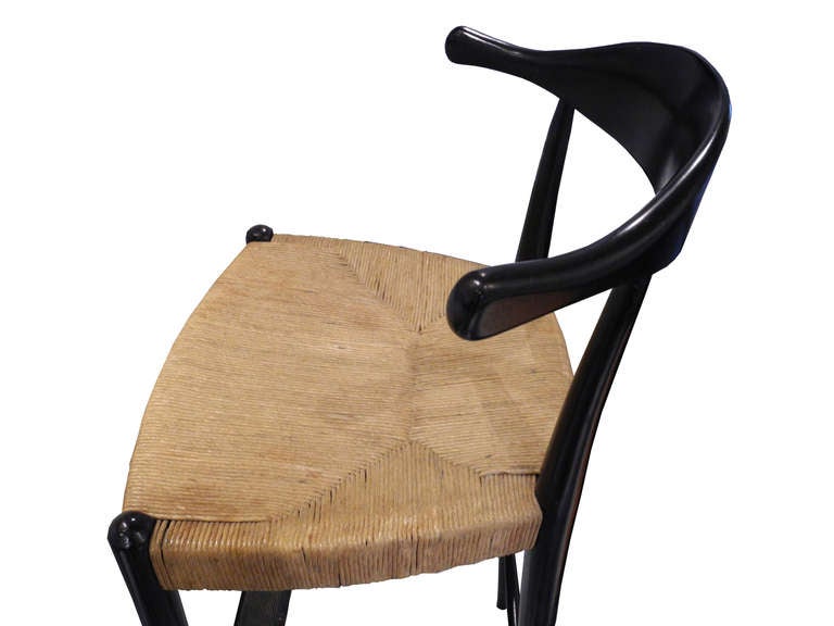 Mid-20th Century Three Mid-Century Vintage Bar Stools
