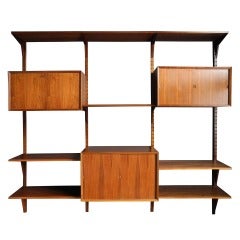 Walnut Wall Unit by Poul Cadovius