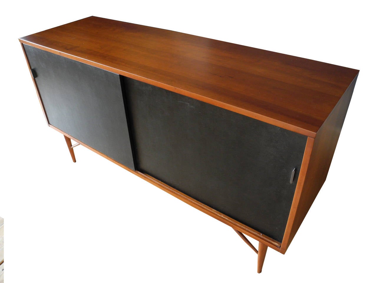 American Solid Cherry Cabinet Sideboard or Credenza by Kipp Stewart for Winchendon